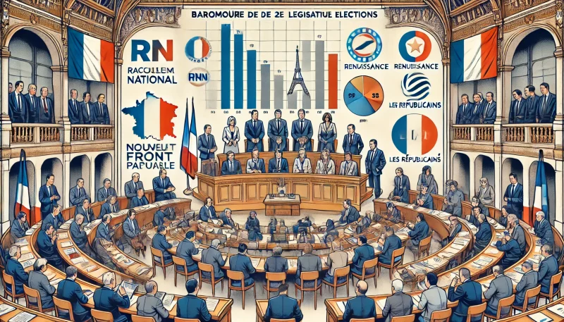 Baromètre exceptionnel des législatives anticipées : les « désistements républicains » devraient priver le RN d’une majorité aux législatives